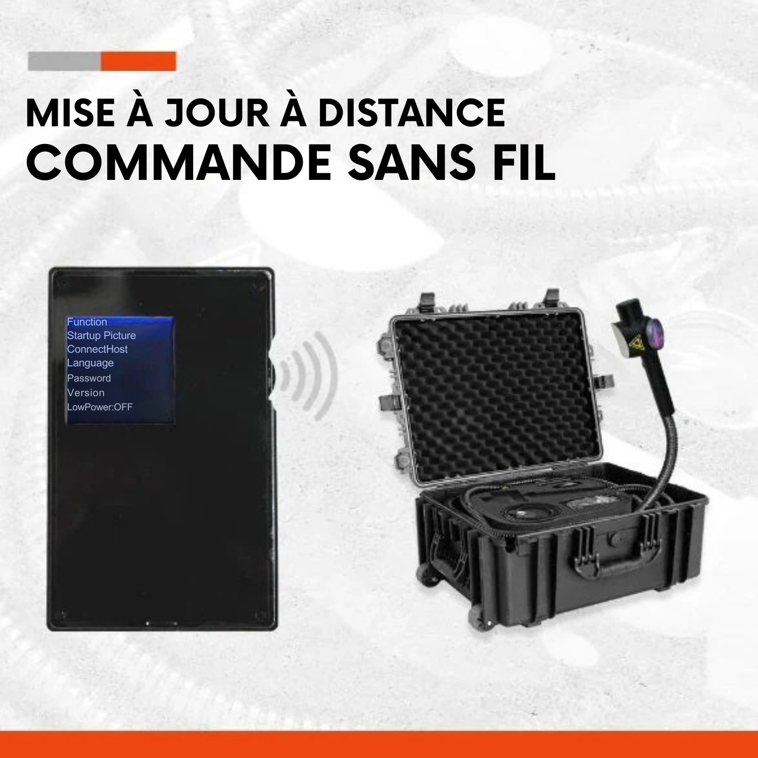 RustGone™ Éliminateur de Rouille et de Peinture au Laser Portable