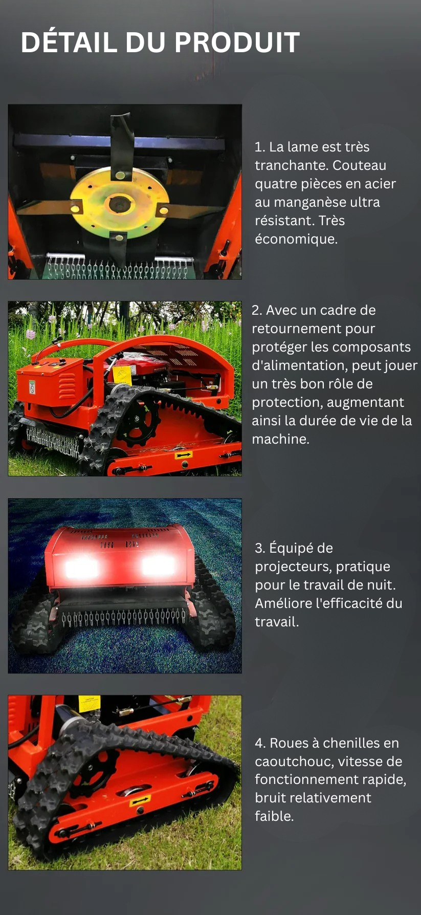 BladePilot™ Tondeuse à gazon avec télécommande